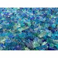 American Specialty Glass Recycled Chunky Glass, River Mix - Medium - 0.5-1 in. - 25 lbs LRIVERZM-25